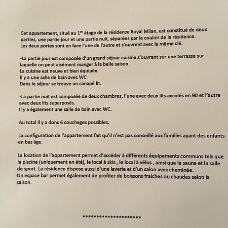 Appartement Royal Milan A Deux Cles Partie Nuit Et Partie Jour 圣拉里苏朗 外观 照片